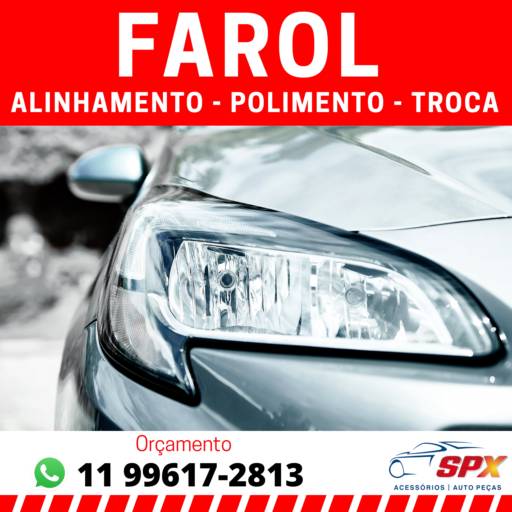 ALINHAMENTO - POLIMENTO - TROCA DE FAROL em Itupeva, SP por Spx Acessórios e Autopeças