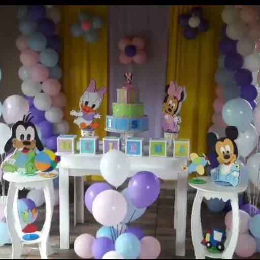 Decoração Baby Disney por Francine Mantovani Pereira Francisco