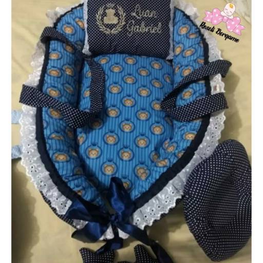 Ninho com alças, facilita carregar, com travesseiro ou sem