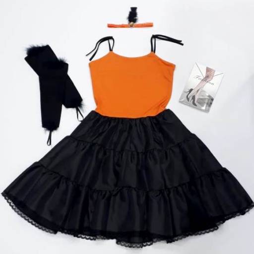 2721 - Vestido cabaré adulto (tamanho 42) em Tietê, SP por Fantasia & Folia