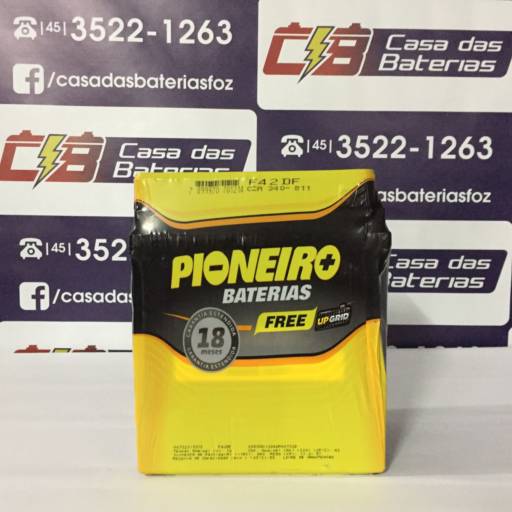 Comprar o produto de Bateria Pioneiro F42DF em Baterias pela empresa Casa das Baterias em Foz do Iguaçu, PR por Solutudo