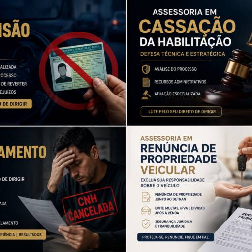 Processos administrativos de habilitação do DETRAN