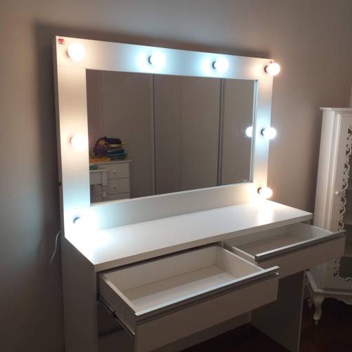 Penteadeira Camarim Studio em Bauru, SP por Móveis Fábrica de Sonhos Bauru