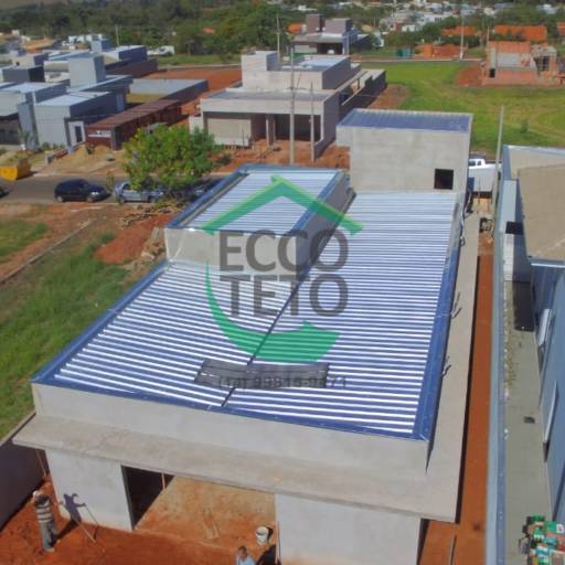 Cobertura por Ecco Teto Estruturas Galvanizadas