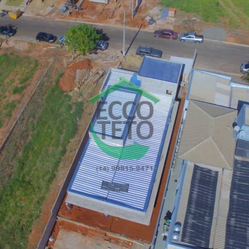 Cobertura por Ecco Teto Estruturas Galvanizadas