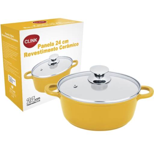 Panela de Alumínio Fundido 24CM Clink por Casa Vitória