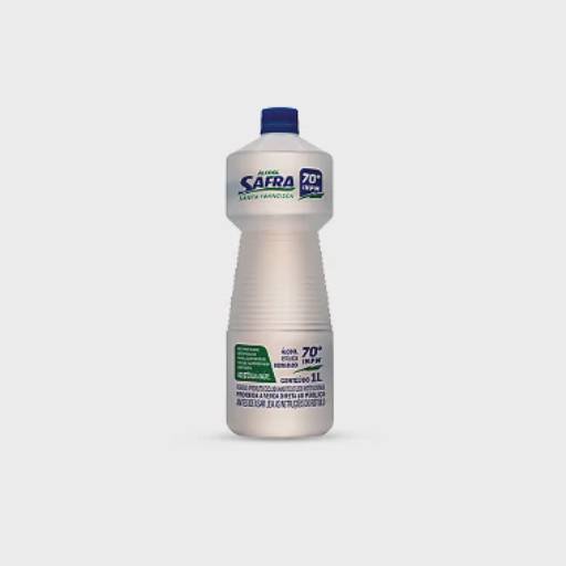 Álcool Liquido 70% 1 Litro | Safra