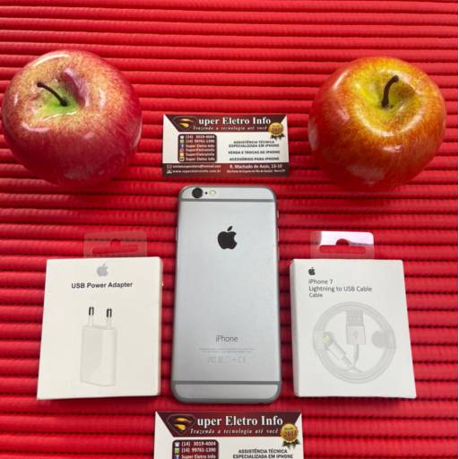 iPhone 6 - Semi-Novo - Preto - 64GB - (Estado de Conservação - Muito Bom) em Bauru, SP por Super Eletro Info - Apple em Bauru 