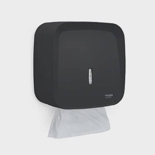 Toalheiro Invoq Preto | Premisse em Foz do Iguaçu, PR por EmbalaFoz Tudo em Embalagens