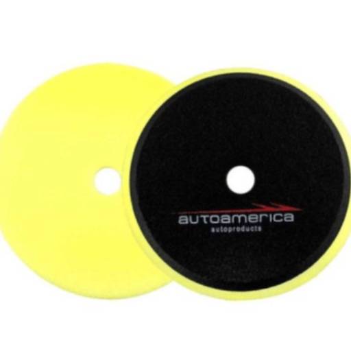 Boina de Espuma  Amarela Autoamerica 180mm - Com Velcro
