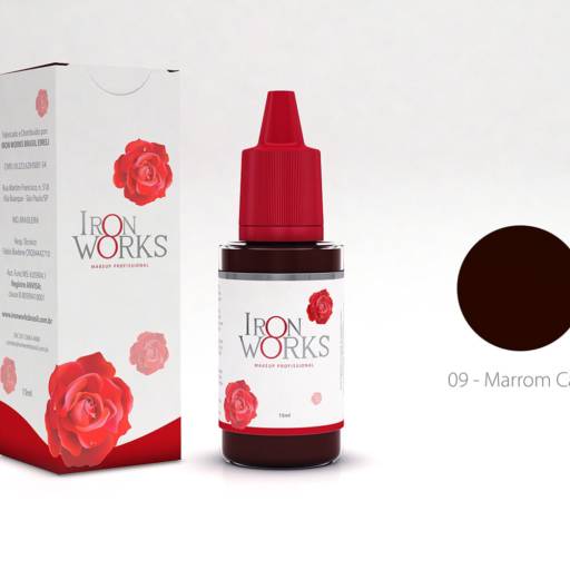 Pigmento Iron Works (cores disponíveis na descrição) em Foz do Iguaçu, PR por Dermokob - Tudo para Micropigmentação