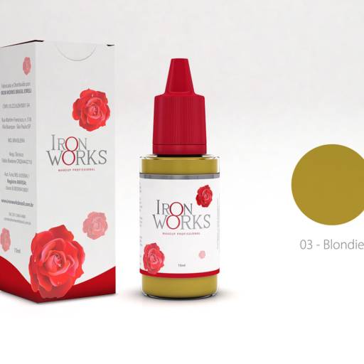 Pigmento Iron Works (cores disponíveis na descrição) em Foz do Iguaçu, PR por Dermokob - Tudo para Micropigmentação