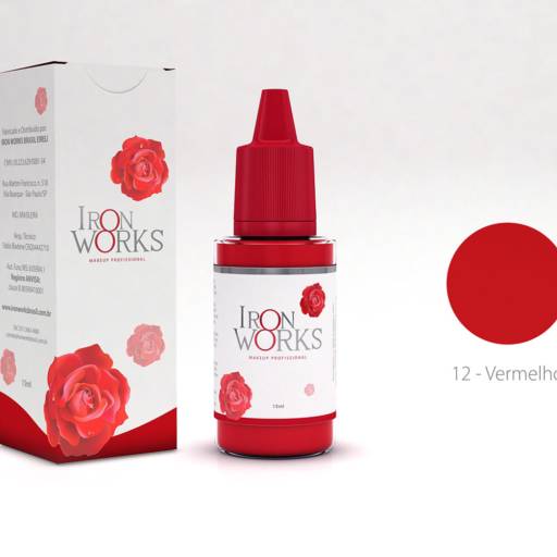 Pigmento Iron Works (cores disponíveis na descrição) em Foz do Iguaçu, PR por Dermokob - Tudo para Micropigmentação