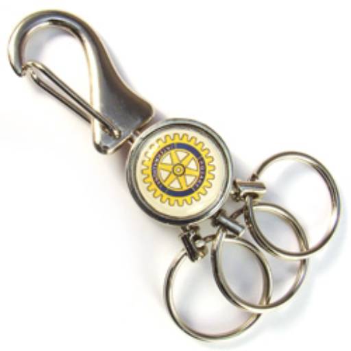 Chaveiros Mosquetões COD 103 - 03 Argolas - resina 2 lados em São José do Rio Preto, SP por Public Gráfica e Brindes