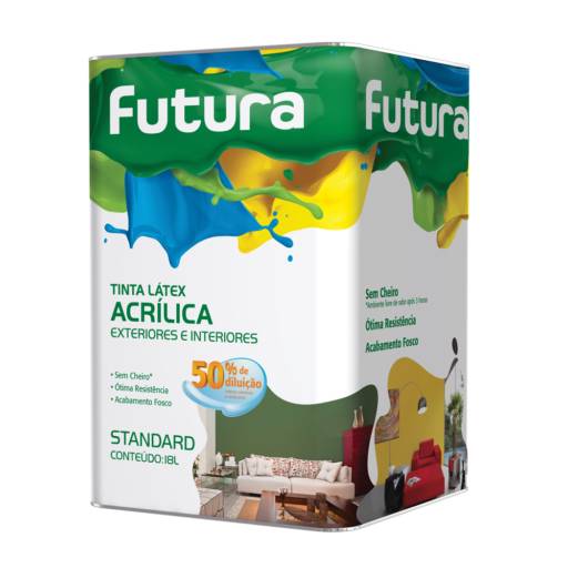 Comprar o produto de TINTA FUTURA ACRILICA 18L em A Classificar pela empresa Maurão Materiais para Construção em Dourados, MS por Solutudo