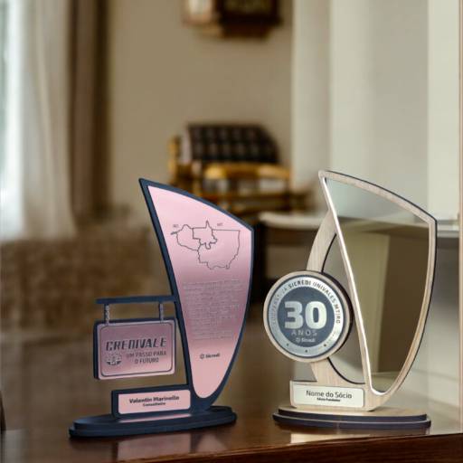 Troféu MDF Personalizável