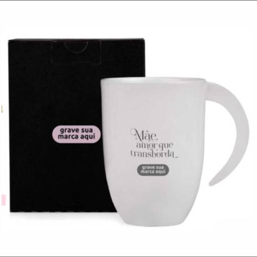 Caneca em Cerâmica Branca em São José do Rio Preto, SP por Public Gráfica e Brindes