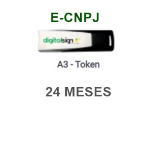 Comprar o produto de E-CNPJ | A3 TOKEN - 24 MESES em Certificado Digital pela empresa Acerte Certificação Digital em Aracaju, SE por Solutudo
