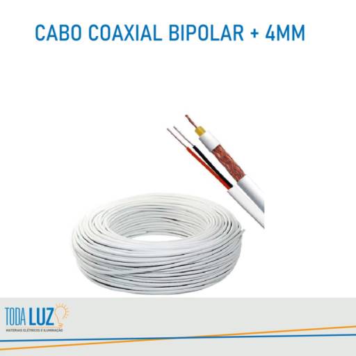 Comprar o produto de Cabo Coaxial Bipolar + 4 mm em Materiais Elétricos pela empresa Toda Luz Materiais Elétricos e Iluminação em Atibaia, SP por Solutudo