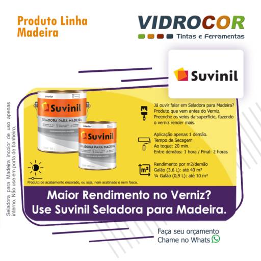 Suvinil Seladora para Madeira - Vidrocor Tintas