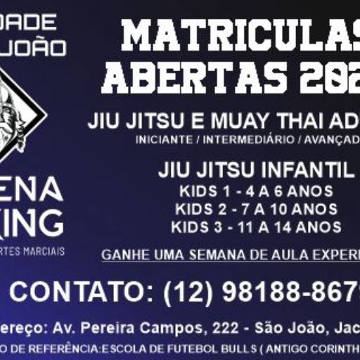 Aulas de Jiu Jitsu e Muay Thai em Jacareí, SP por Arena Viking Unidade São João
