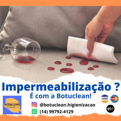 Comprar o produto de Impermeabilização  em Limpeza de Estofados pela empresa Botuclean - Limpeza Profissional de Estofados em Botucatu, SP por Solutudo