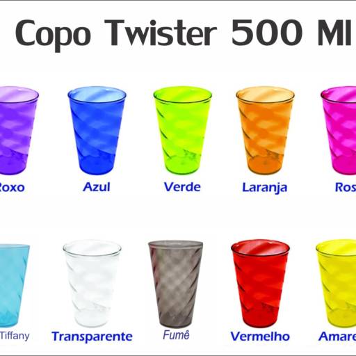 Copo Twister em São José do Rio Preto, SP por Public Gráfica e Brindes