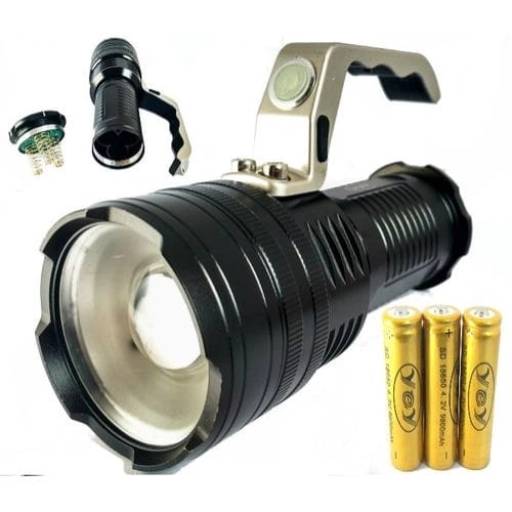 Comprar o produto de LANTERNA LED - HOLOFOTE L2 - COM APOIO ANATÔMICO em Lanternas pela empresa Elfran Caça e Pesca em Itapetininga, SP por Solutudo