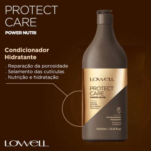  LOWELL   Condicionador Protect Care Power Nutri - 1L por Belezamix Cosméticos 