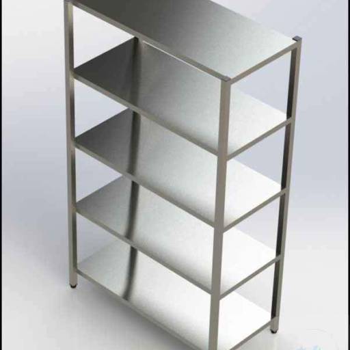 Estantes em Aço Inox, Fazenda Rio Grande - Khronos Cozinha Profissionais