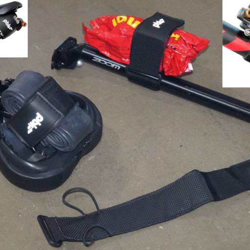 CINTA FITA PORTA CAMARA PRETO VELCRO ELASTATICO 40.0X5.0 PRO BIKE PBK em Bauru, SP por Two Force Bike Shop