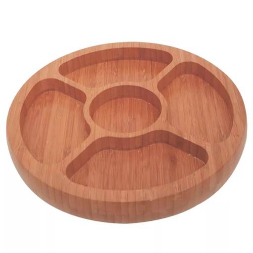 Gamela com 5 Divisórias Bamboo MOR por Casa Vitória