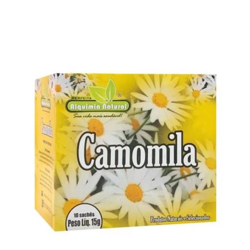 Chá de Camomila 10 sachês - Perfeita Alquimia Natural