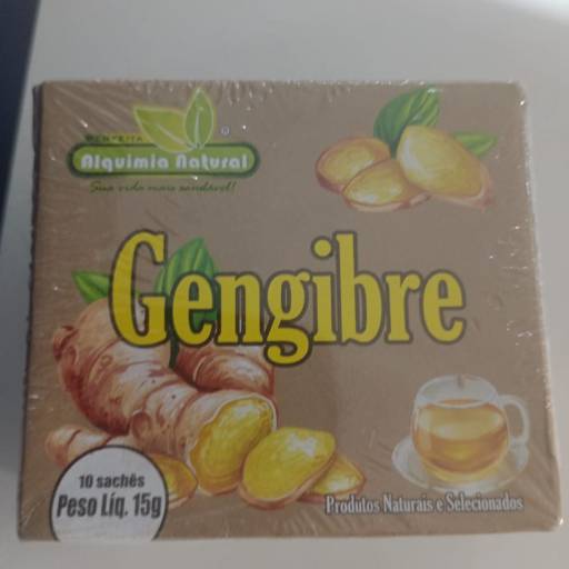 Chá de Gengibre- 10 sachês - Perfeita Alquimia Natural