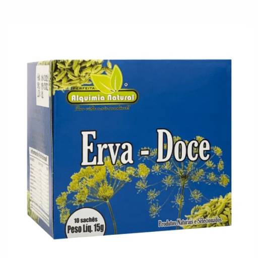 Chá de Erva Doce - 10 sachês - Perfeita Alquimia Natural