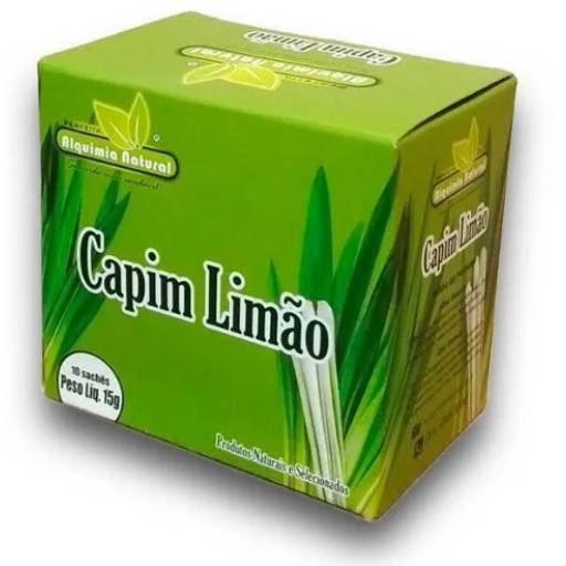 Chá de Capim limão- 10 sachês - Perfeita Alquimia Natural