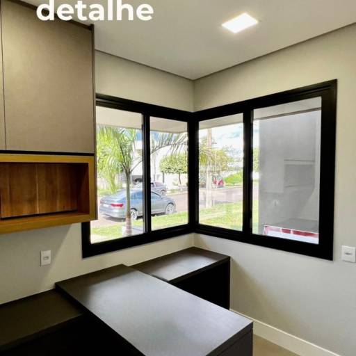 Janela de Canto Linha Gold em Santa Bárbara Resort Residence – Design e Iluminação Natural