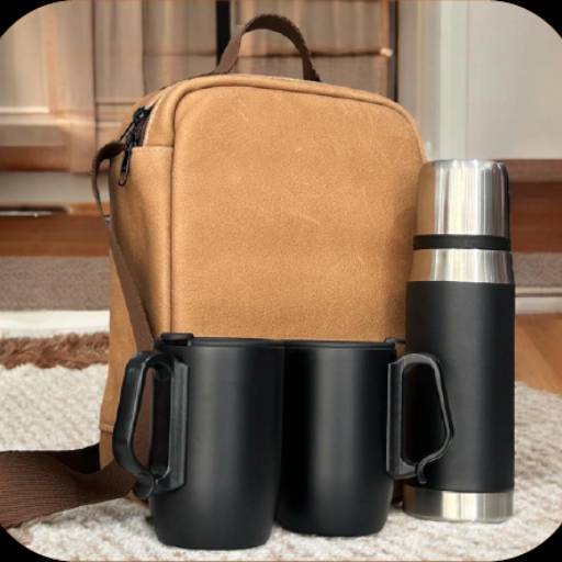 Kit Premium De Café Com Shoulder Bag