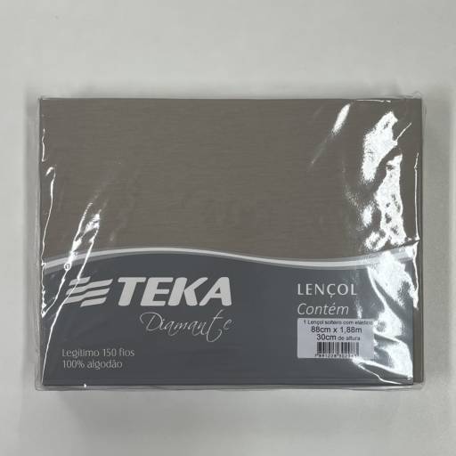 Lençol solteiro com elástico Teka em Uberlândia, MG por Lojas Dom Flavittos