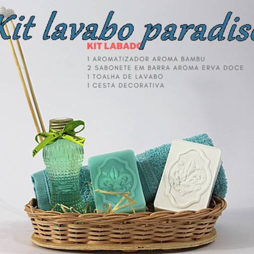 Comprar o produto de kit lavabo Paradise mhz aromas em Perfumarias - Cosméticos pela empresa mhz aromas saboaria em Jaú, SP por Solutudo