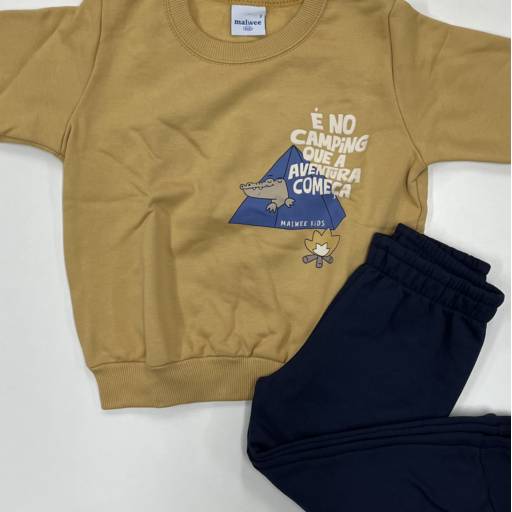 Conjunto moletom infantil Malwee