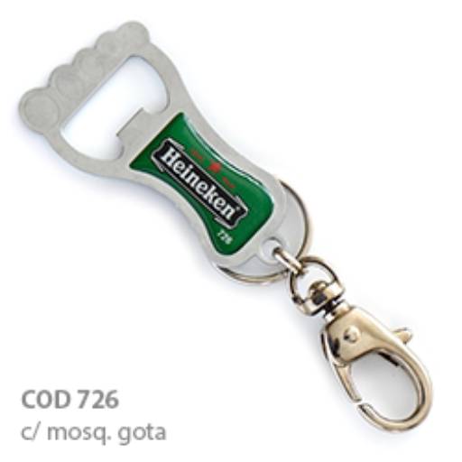 Chav. Chapinha Metálica COD 726 - Abridor Pézinho - com resina em São José do Rio Preto, SP por Public Gráfica e Brindes