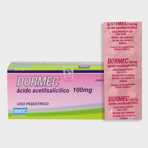AAS Infantil 100mg com 10 comprimidos - Imec 