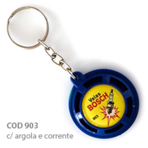 Chaveiros Plásticos COD 903 - Alto Falante Colorido em São José do Rio Preto, SP por Public Gráfica e Brindes