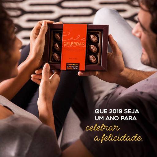 Caixa Celebrar por Chocolates Brasil Cacau