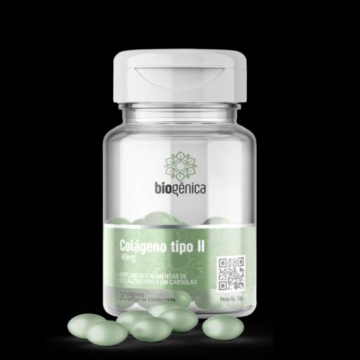 Colágeno Tipo II - 40 mg c/30 cápsulas em Aracaju, SE por Jeferson Santana Biogênica