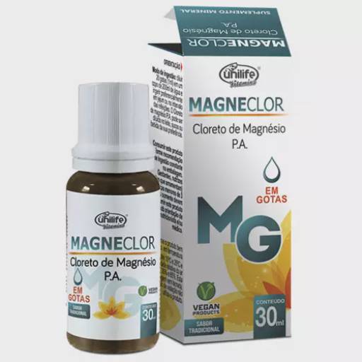 Cloreto de Magnésio P.A 30ml - Unilife