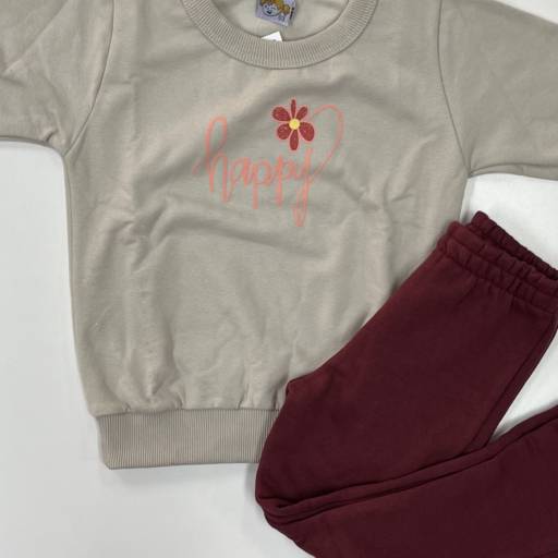 Conjunto moletom infantil feminino Nina Child