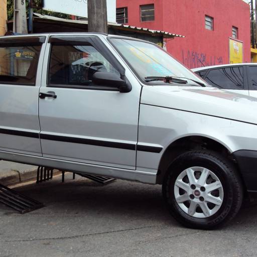 UNO MILLE FIRE FLEX - 2007 - PRATA - 4 PORTAS por Top Car Veículos