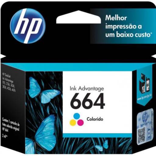 Comprar o produto de Cartucho Original HP 664A (F6V28AB) Color 2ML em Cartuchos Jato de Tinta pela empresa Ponto do Cartucho em Santa Cruz do Rio Pardo, SP por Solutudo